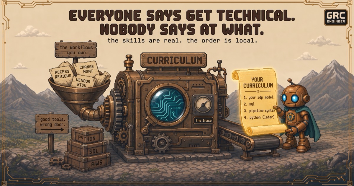 ⚙️ Everyone Says Get Technical. Nobody Says At What.