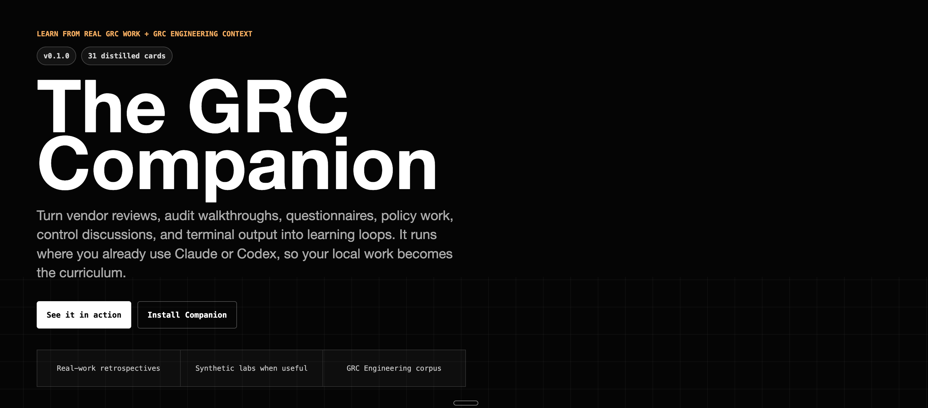 ⚙️ Meet The GRC Companion: Your GRC Engineering AI Learning Buddy