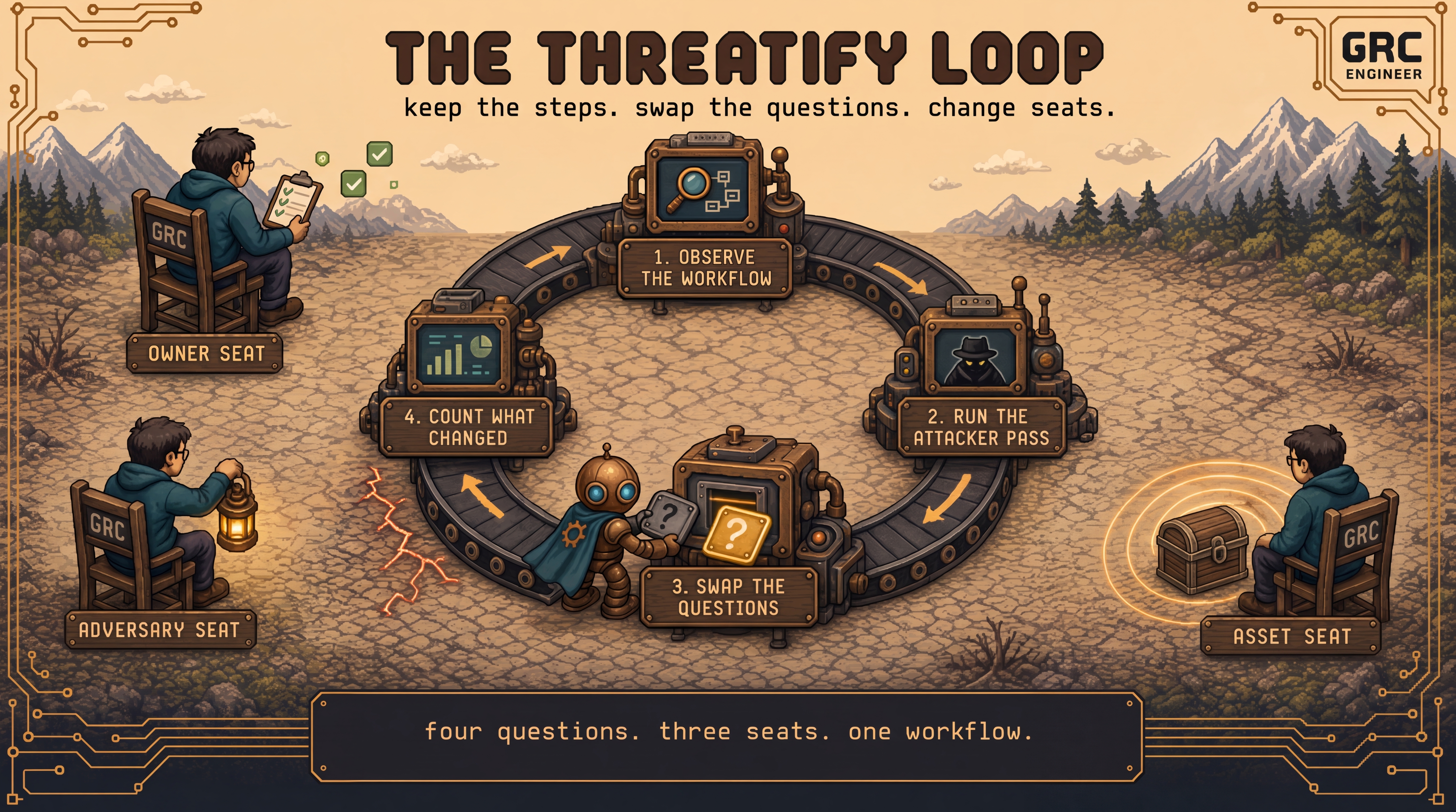 ⚙️ Threatify Your GRC Workflows: Keep the Steps, Swap the Questions