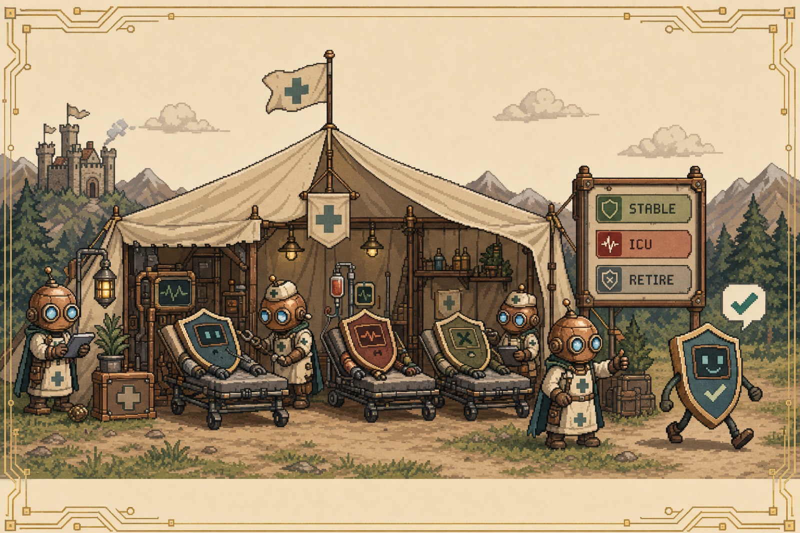 Control triage ward